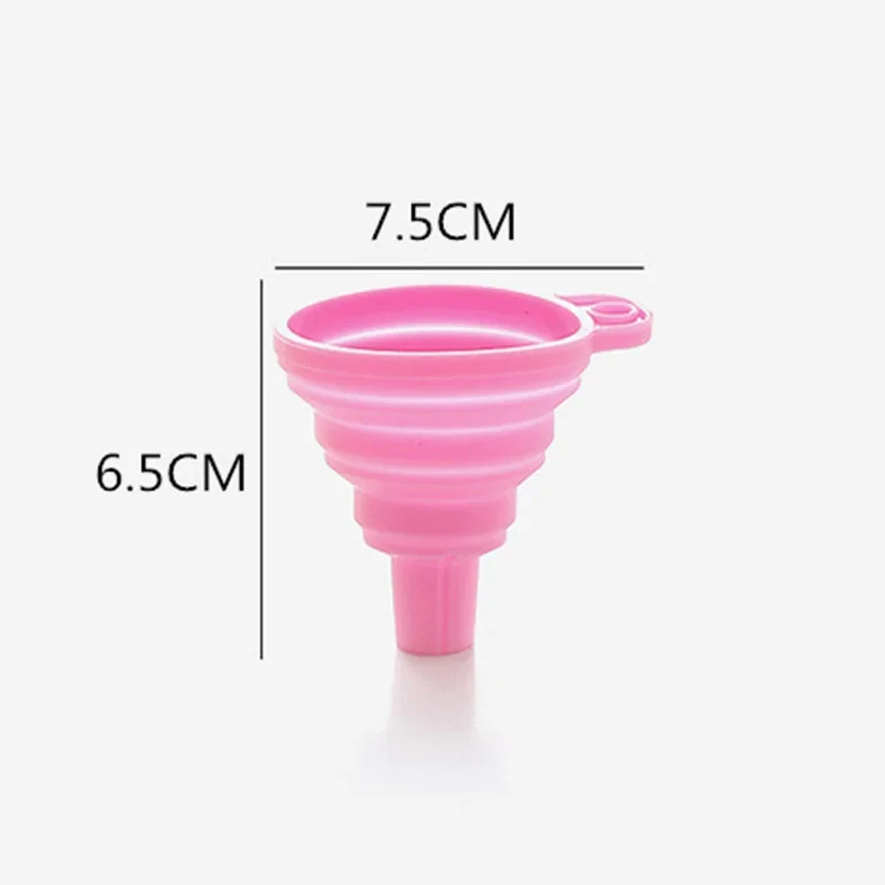 DIAPAI DIY Diamond Painting Accessories Convenient Foldable Silicone Funnel 1pcs Bead Container Embroidery Mosaic Storage Tool