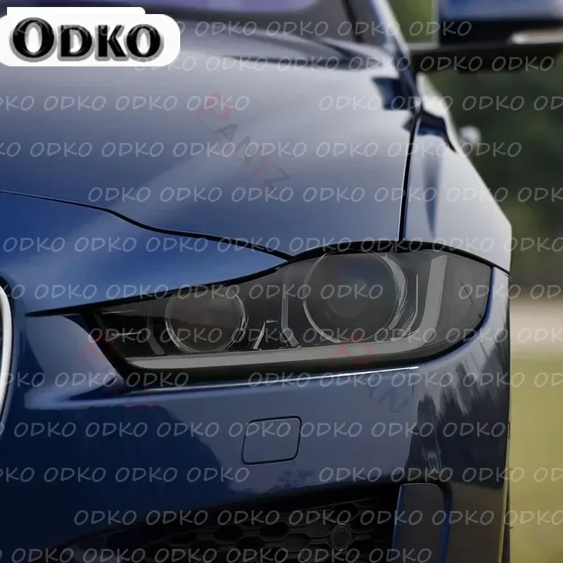 

Для Jaguar XE X760 2016 2017 2018 20192020 2 шт. Защитная пленка для фар автомобиля виниловая прозрачная черная защитная пленка из ТПУ