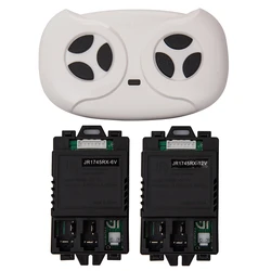 Mando a distancia y receptor Bluetooth para niños, accesorios para montar en coche, piezas de repuesto, JR1745RX-6V/12V, 2,4G