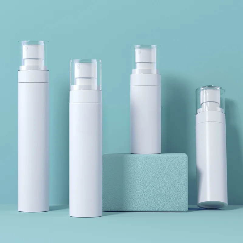 60/80/100/120ml White Fine Mist Press Small Spray Bottle Atomized Empty Bottle Makeup Spray Bottle Travel Essentials косметика