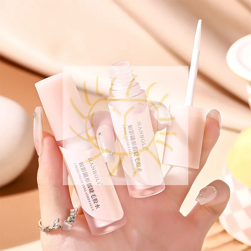 3ml False Eyelash Extension Glue Waterproof Fast Dry Long Lasting Strong No Irritation Transparent Eyelash Primer Lift Tools