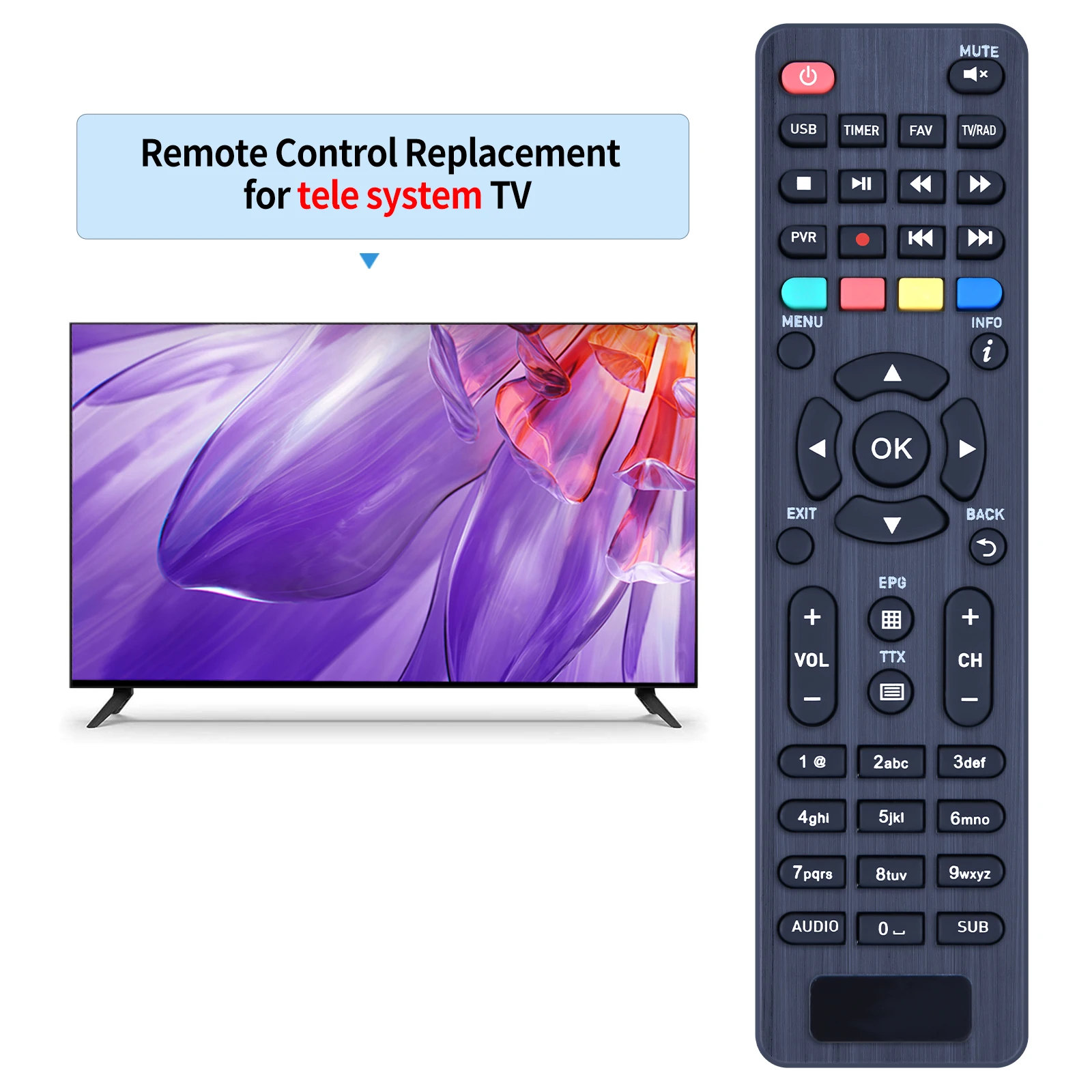 Telecomando per sistema tele telescopico TV BOX
