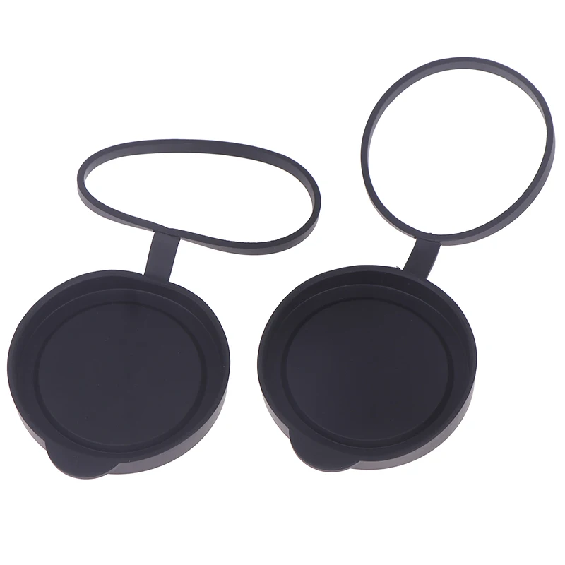 Binoculars Protective Rubber Objective Lens Caps 42mm/50mm Binocular Eyepiece Lens Cover Telescope Cover Lens Protection