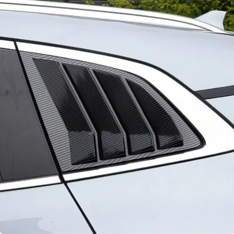 

Abaiwai 3d sticker For Byd Song Plus Ev Dmi 2022-2024 Car Abs Rear Window Triangle Shutters Trim Decoration