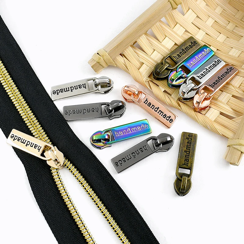 

5-20Pcs 5# Nylon Zippers Slider Pull Zips Puller Replace Bag Purse Pocket Zipper Head Repair Kit DIY Clothes Sewing Accessories