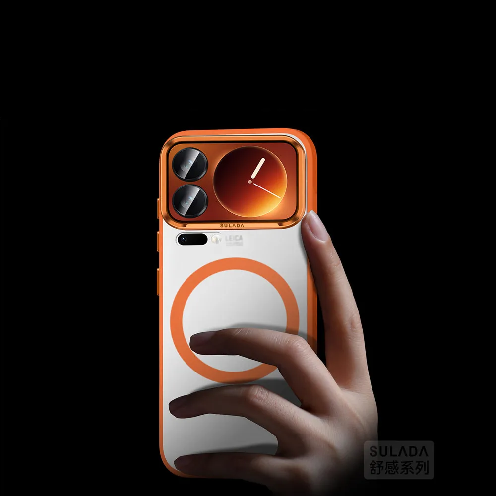 

Matte Transparent Magsafe Back Case For Xiaomi 17 Pro Max 17Pro 17 Skin-feel Armor Cover