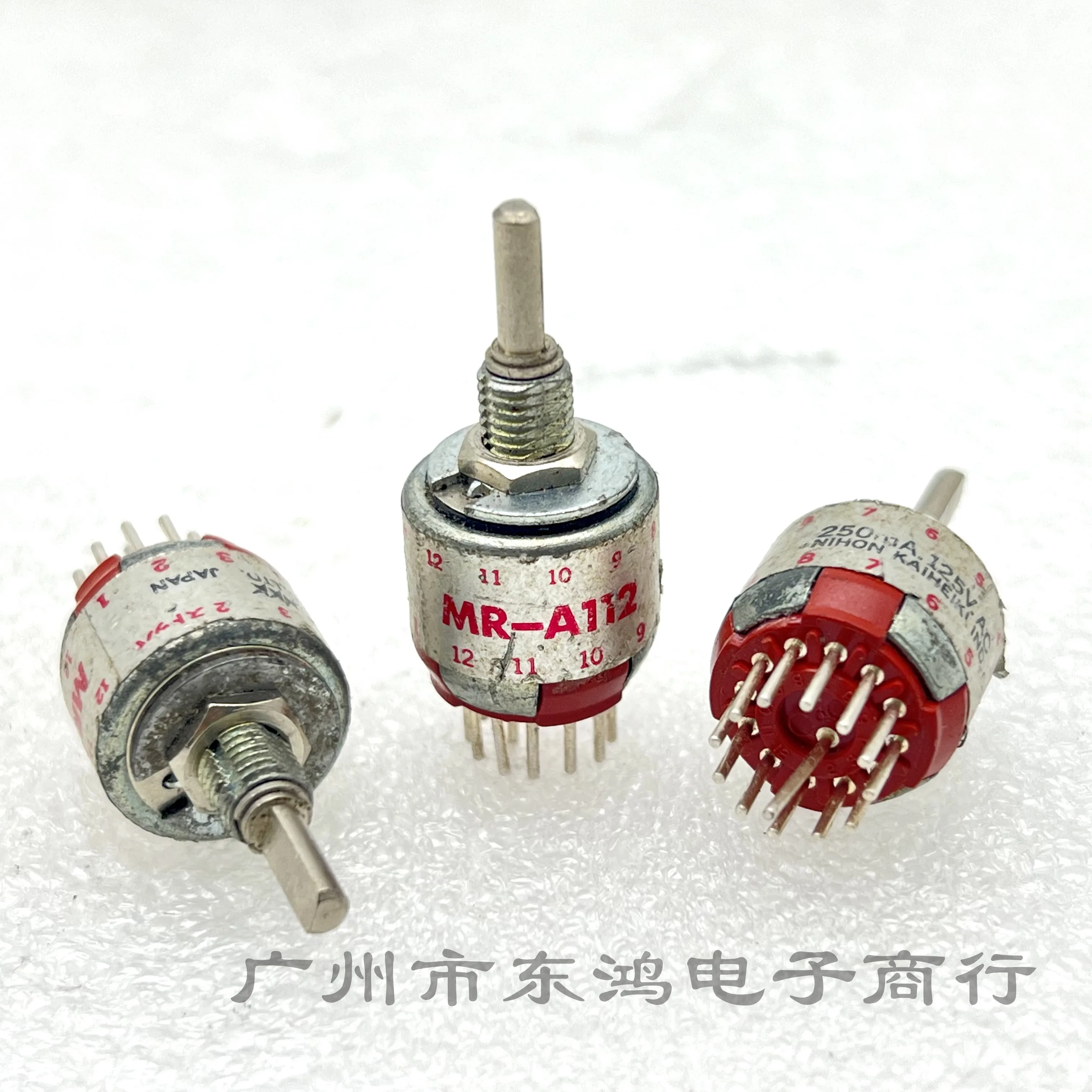 1 PCS Japan NKK band switch MR-A112 rotary electronic handwheel MRA112 adjustable gear 1 knife 12 gears