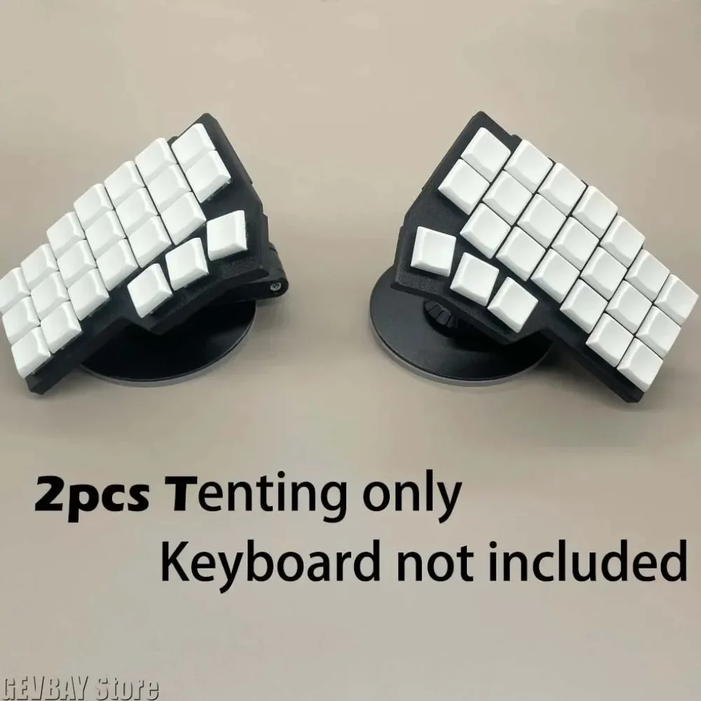 Magnetyczny uchwyt do montażu na biurku dla rozdzielnej klawiatury, odłączany, regulowany pod kątem 360 stopni, z regulacją wysokości, do telefonów, tabletów, akcesoriów do gier PC. — zdjęcie produktu 3