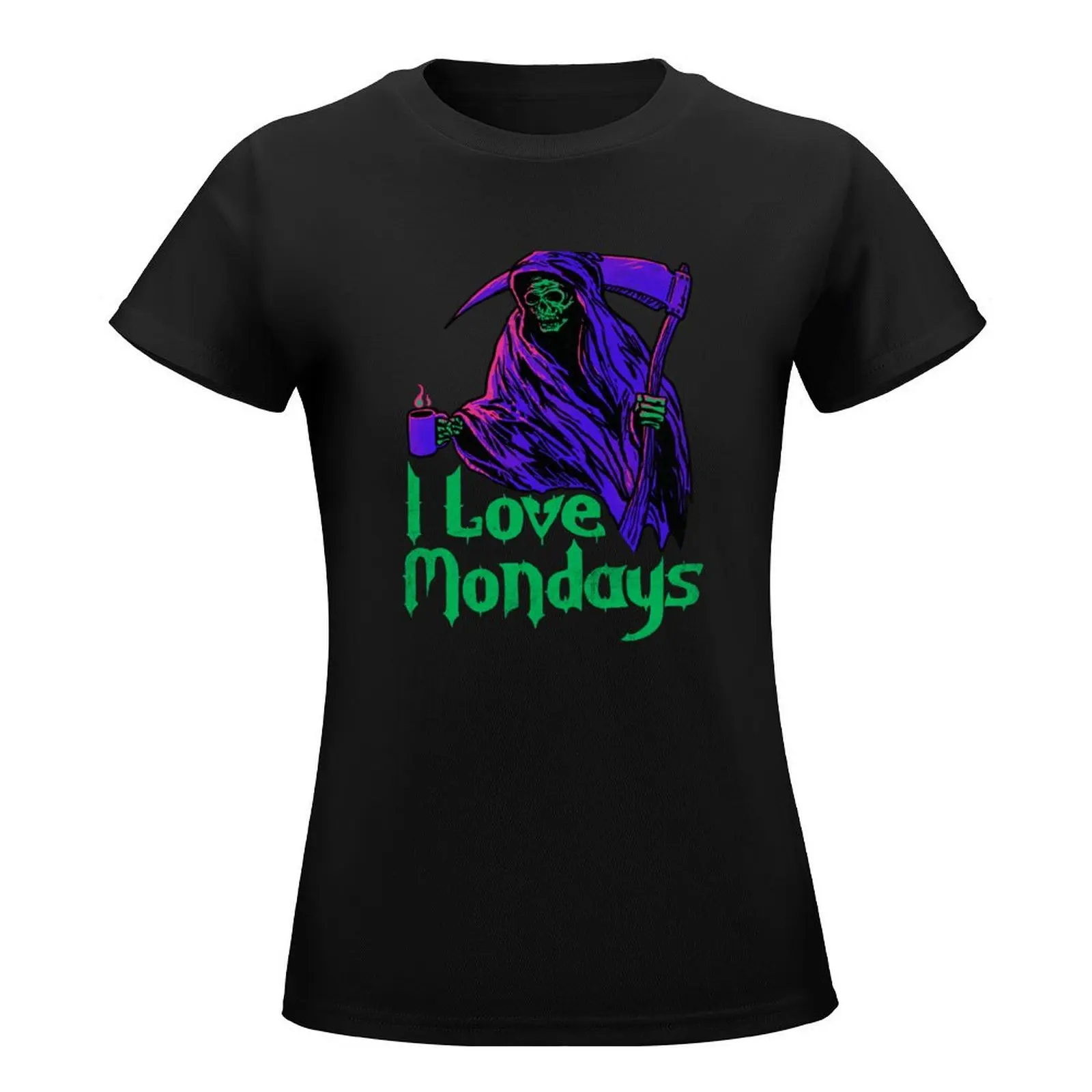 I Love Mondays T-Shirt shirts graphic tees plus size tops vintage clothes female korean Women's clothes