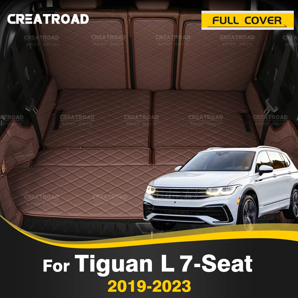 

CREATROAD For VW Tiguan L Allspace Adventure 7-seat 2019-2024 Auto Full Coverage Trunk Mat Car Cover Pad Interior Accessories