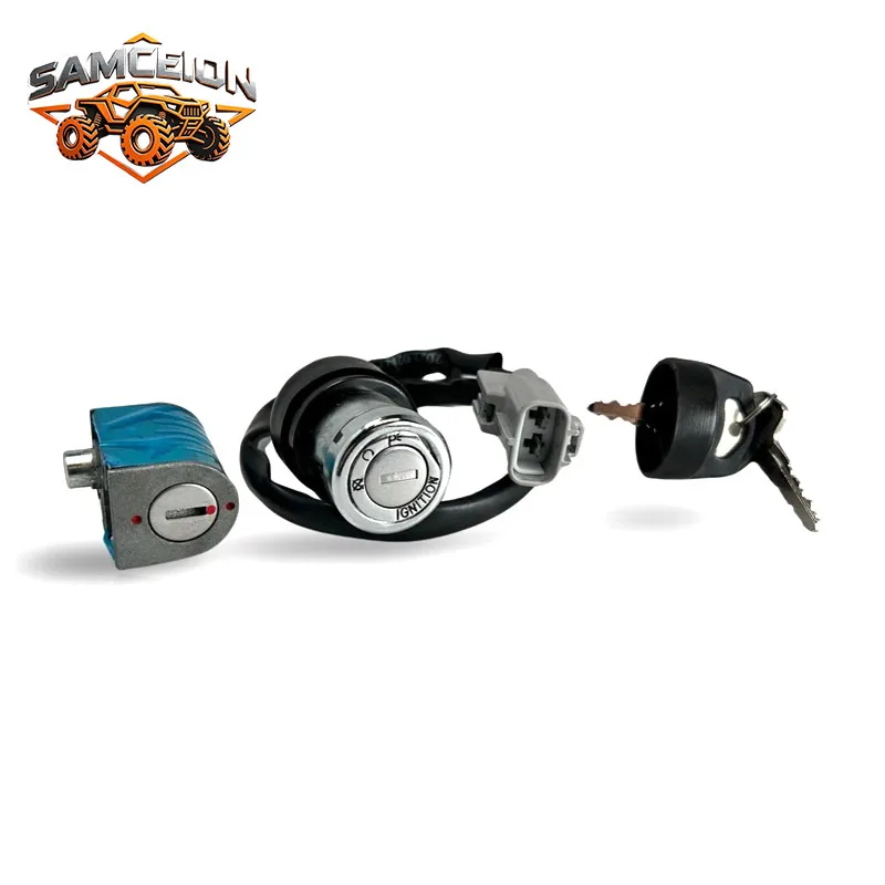 Ignition Key Switch Lock Set With SUMITOMO PLUG For CFMoto 550 600ATV Cforce X5HO X6 CF500AU-B ATV UTV P/N:9CR6-010100-20000