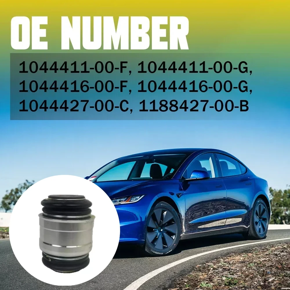 Car Rear Steering Knuckle Bushing For Tesla For Model 3 Model Y 1188412‑01‑E Rear Steering Horn Rubber Sleeve Accessories