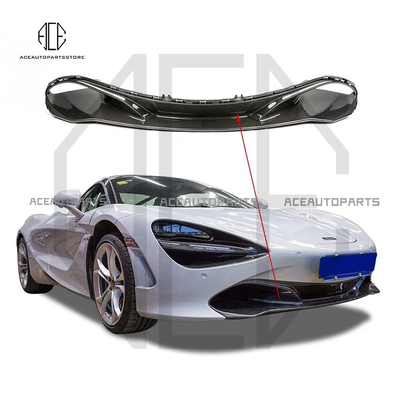 Factory Price Real Carbon Fiber Front Lip For Mclaren 720S Coupe Spider Car Bumpers Body Kit