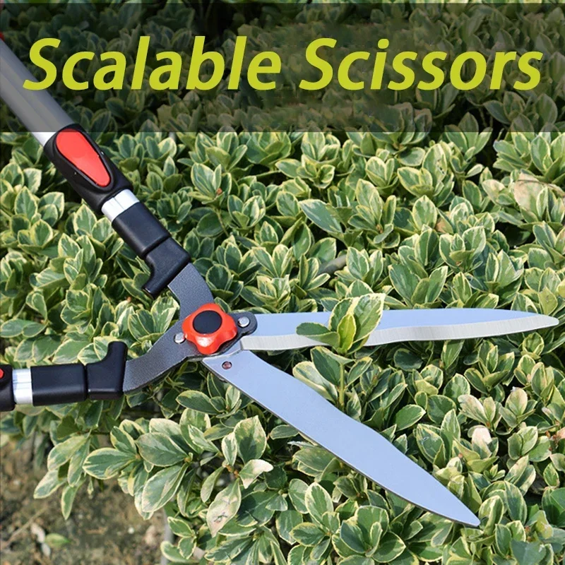 Scalable Pruning Shears Sharp Metal Large Cutter Trees Scissors Professional Nursing Scissors Hand Pruner Garden Work Tools