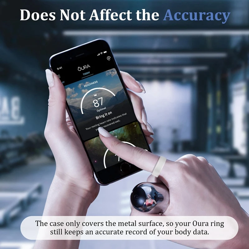 Ring Cover For Oura Ring Protector, Silicone Elastic Case For Oura Ring Gen 3 Working Out