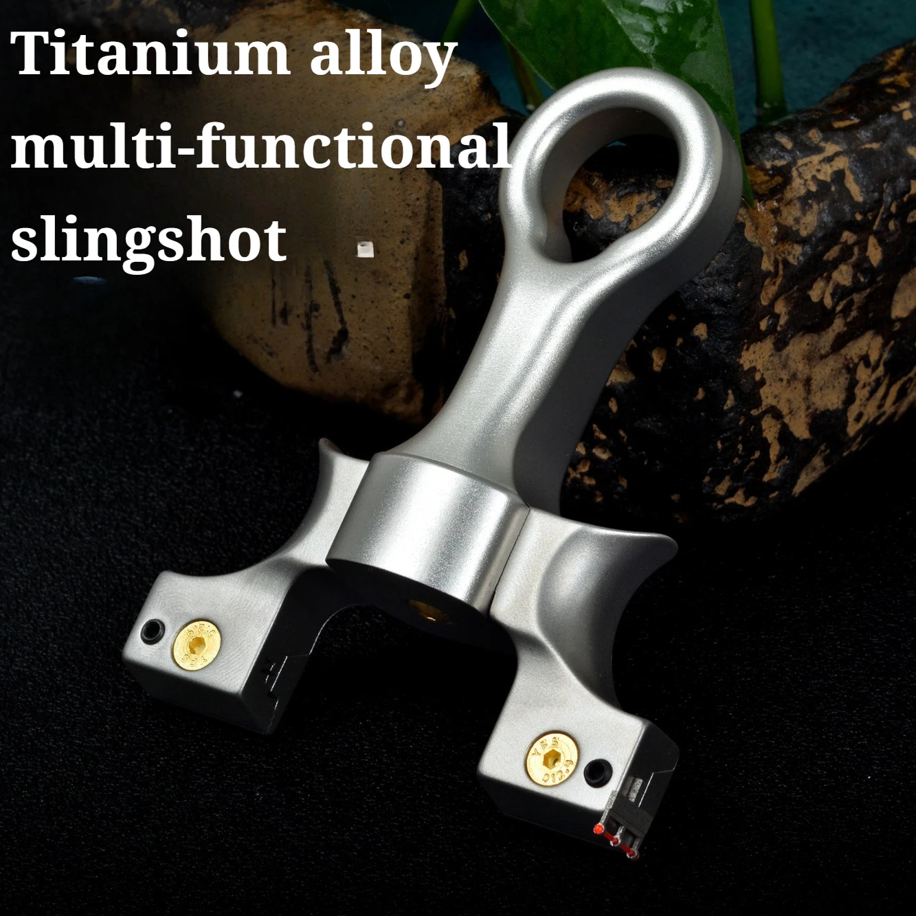 

EDC Titanium Alloy High-quality Hunting Equipment with Multi-functional Rage Slashing Mobile Bow Door Slingshot