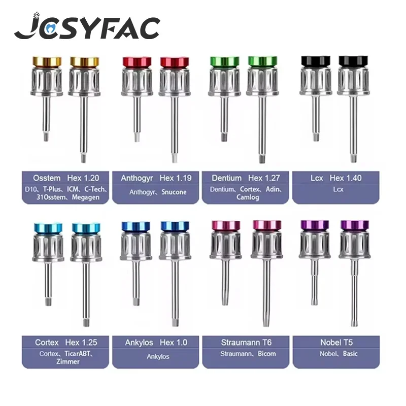 

2Pcs Dental Universal Implant Torque Long Short Screwdrivers For Osstem Dentium Nobel Ankylos Prosthetic Screw Driver Torque