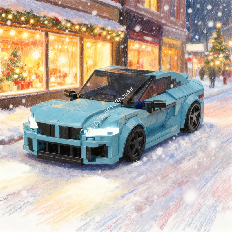 

364pcs MOC BMWedd City Champions Model Building Blocks Construction Toy DIY Creative Idea Education Christmas Gifts Brick Kids