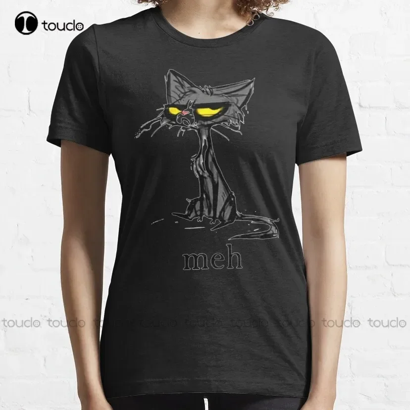 Siamese Cat Meh T-Shirt Cotton T Shirts Custom Aldult Teen Unisex Digital Printing Tee Shirt Fashion Funny New Xs-5Xl