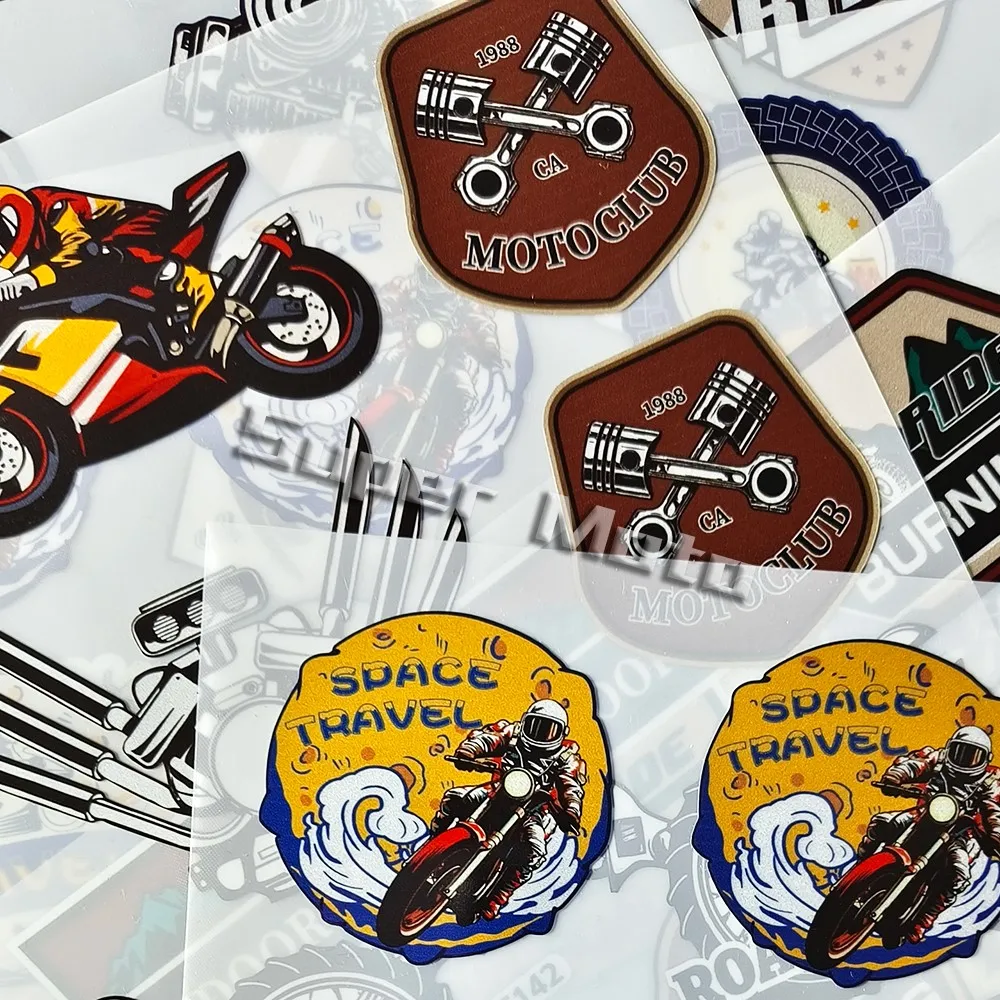 Retro Reflective Motorcycle Sticker Vinyl Top Box Side Body Decals For Yamaha Kawasaki Ducati Honda Triumph Benelli Harley