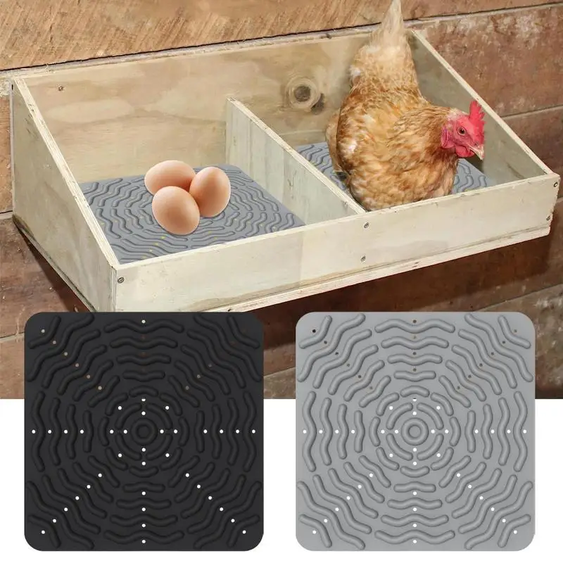 

Nesting Box Pads Hen Nesting Box Bedding 4X Washable Silicone Soft Elastic Bedding For Laying Roosting Brooder Chicks Hens Duck
