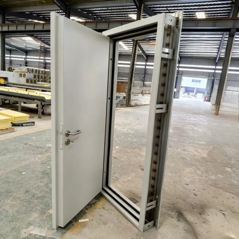 The laboratory soundproof door absorbs sound and is environmentally friendly, suitable for industrial and outdoor facilities