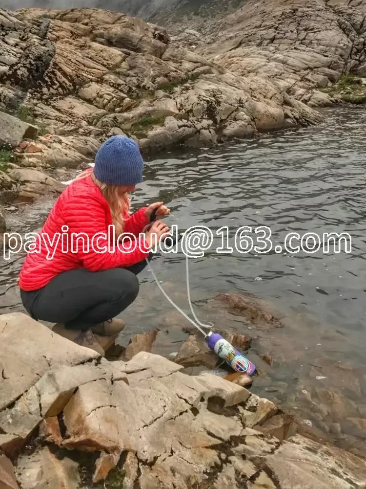 

Pedestrian portable outdoor individual water purifier Filter purifier