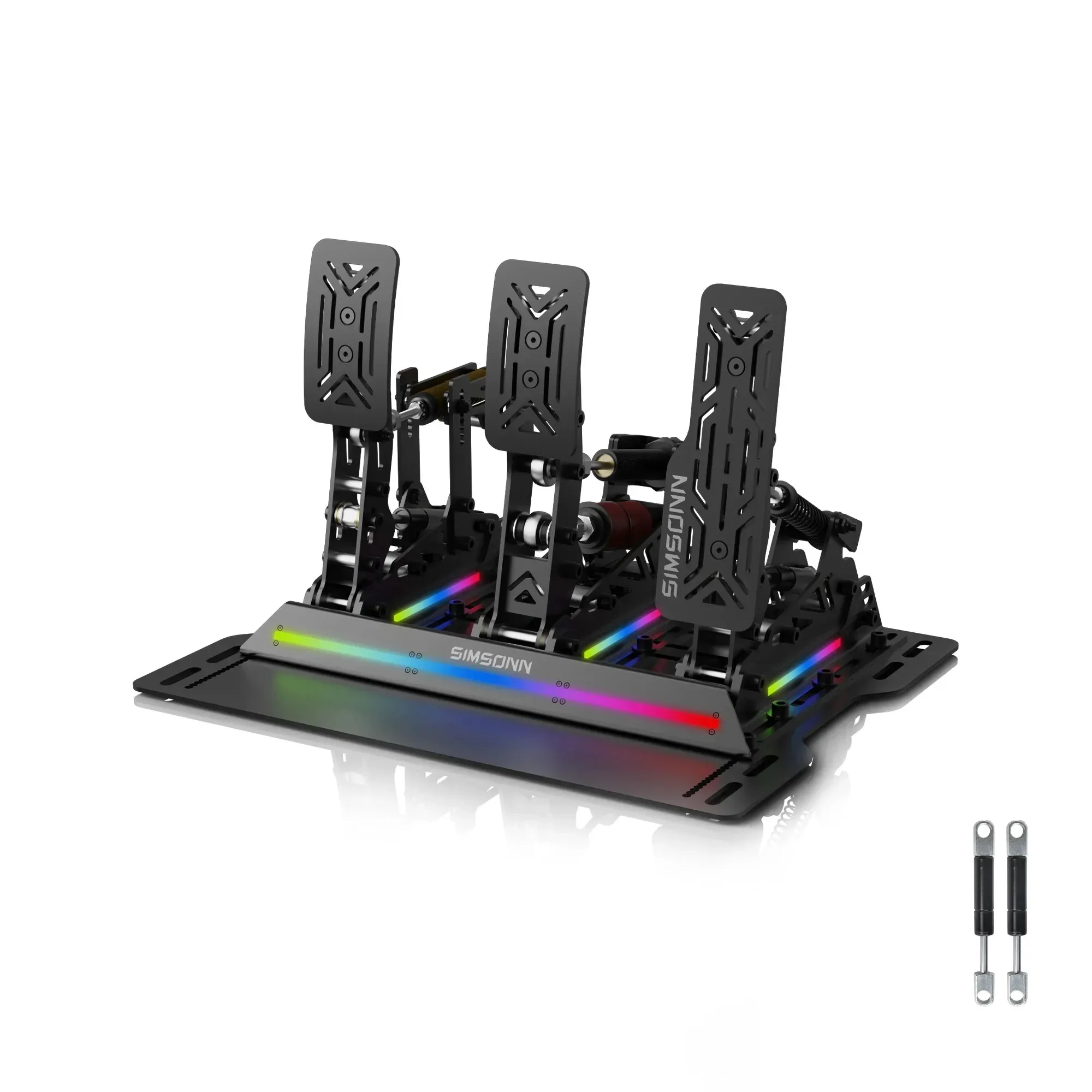 SIMSONN Black-PRO X P3-H3-Plate Racing Simulator Pedals with LED Ambient Light