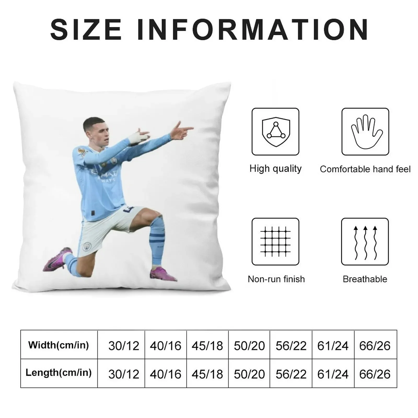 phil foden celebration football Throw Pillow anime girl Anime Pillows Aesthetic Sitting Cushion pillow