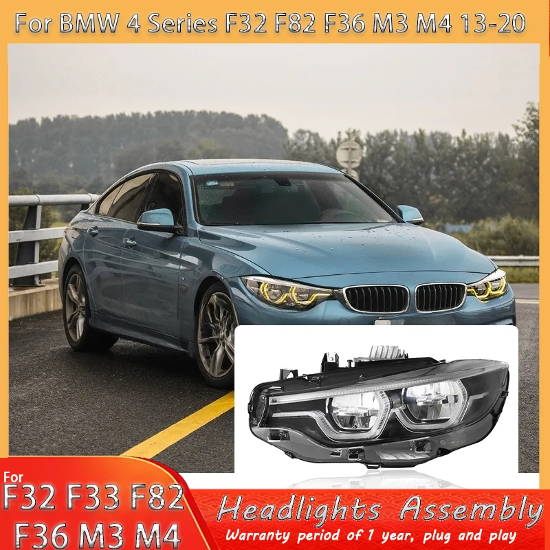

Фары для BMW 4 серии F32, светодиодные фары 2013-2019, фары F36, M4, стайлинг, DRL, сигнальные линзы, аксессуары для авто