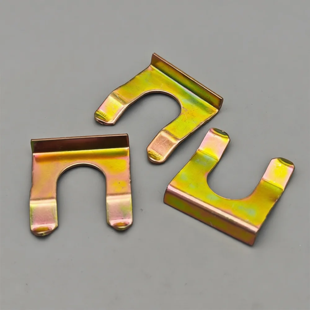 Universal Car Gear Shift Cable Fixing Buckle U Shaped Metal Steel Clip Automotive Handbrake Line Joint Repair Spare Parts