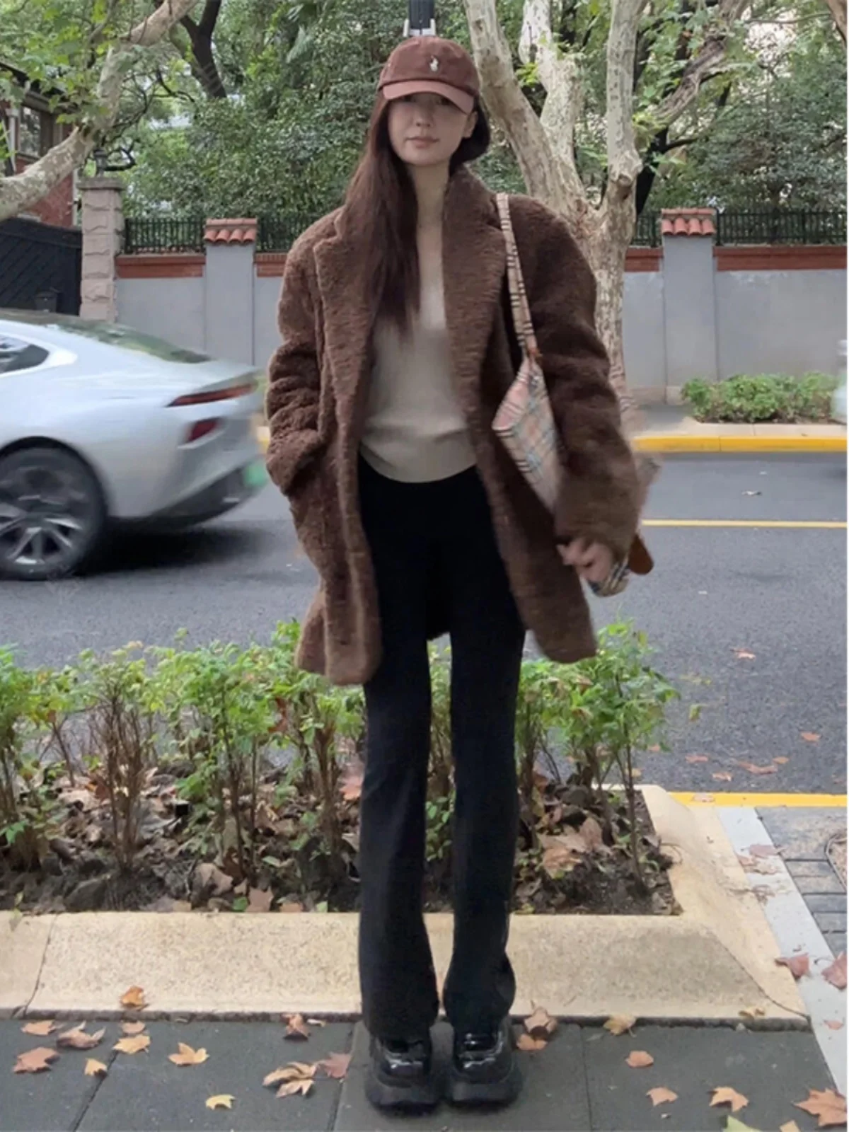 

Korean Style Short Teddy Velvet Suit Coat Women's Thickened Autumn Winter New Fashion Woolen Coat Eco-friendly Premium Feeling