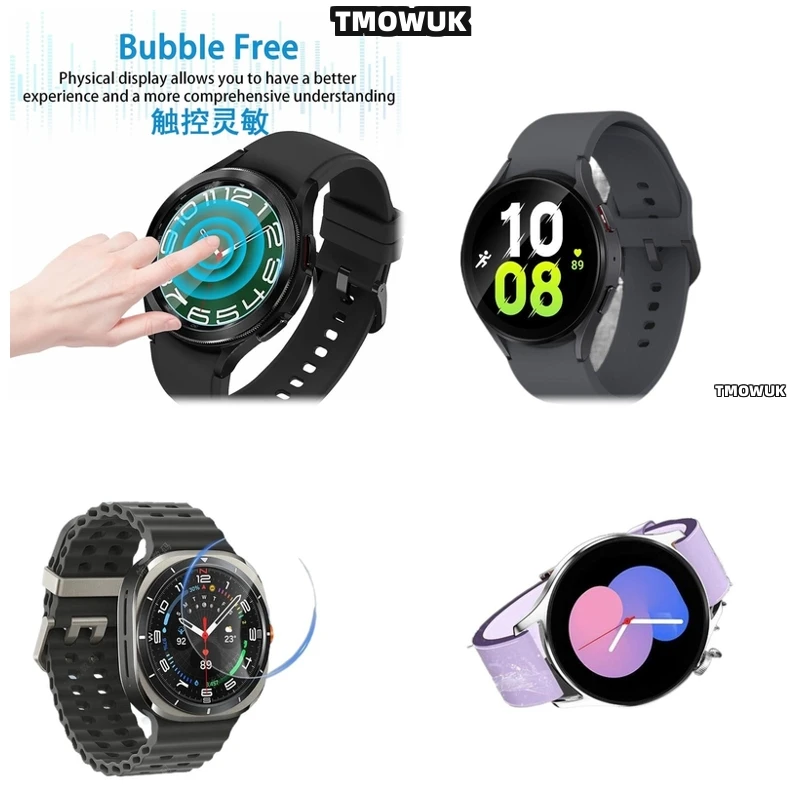 

For Samsung Galaxy Watch6 Classic 40mm Watch7 Ultra FE 47 44 43mm, Bubble-Free Installation.