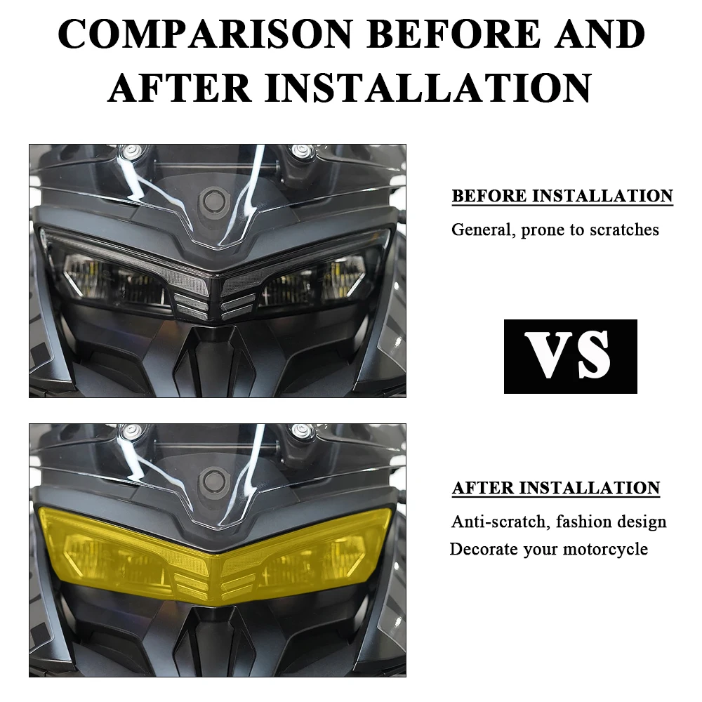 Transparent Headlight Protective Stickers For Voge DS525X DSX525 525DSX 525 DSX 2024 2025 Motorcycle Headlamp Decals Accessories