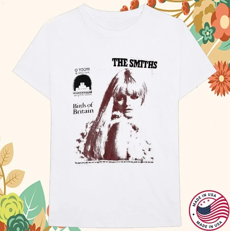 The Smiths x Virginia Woolf Birds Of Britain T-shirt size S-5XL