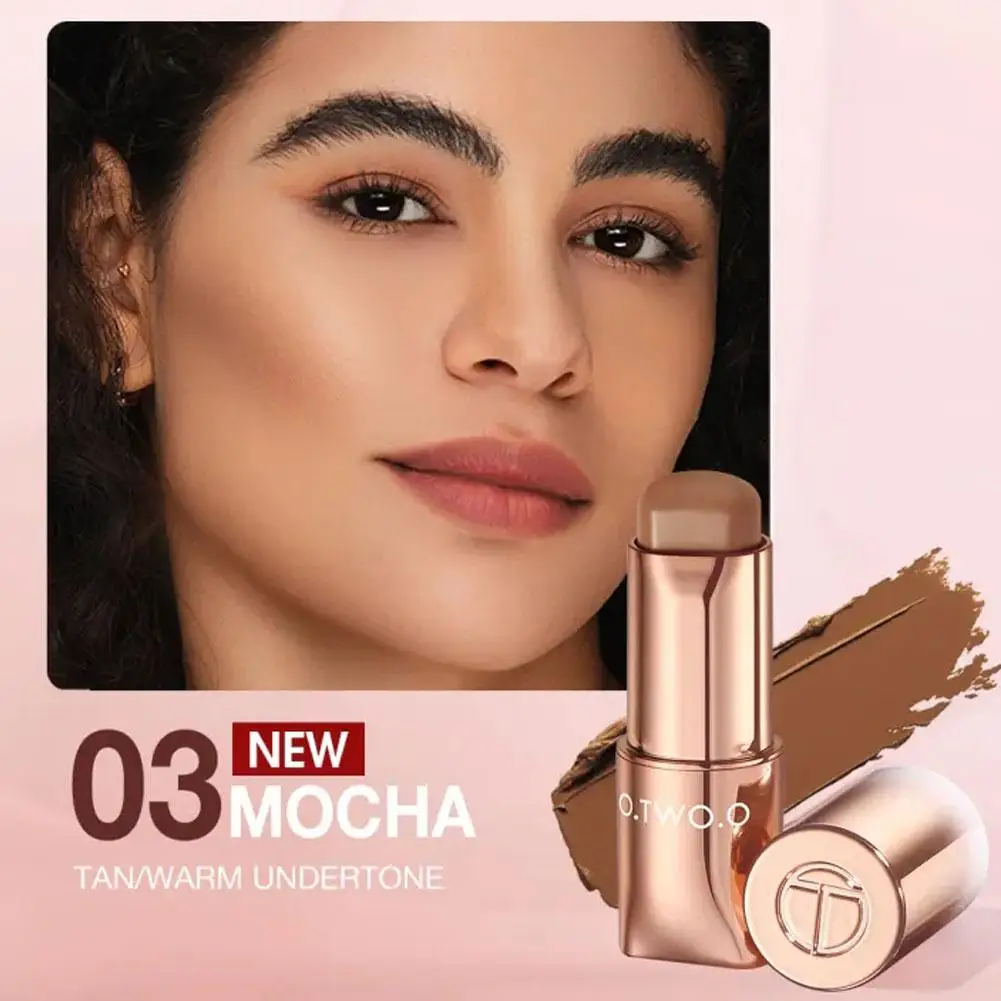 フェイスコンシーラースティックシルキーステレオ液体コンシーラースカルプトスティック輪郭フェイスペンコンシーラーメイクアップ簡単ブロンズ 2025 新