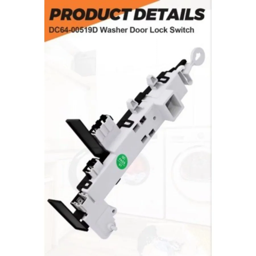 

Замена переключателя дверного замка стиральной машины Samsung для DC64-00519D, 120 В, 7-контактный