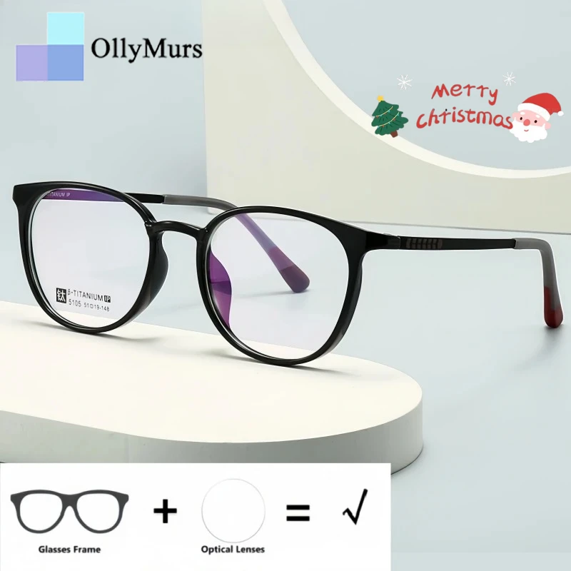 

KIZN Retro Round Men Optical Prescription Blue Light Blocking Reading Glasses Anti-Reflective Anti-UV Myopia Eyewear Women