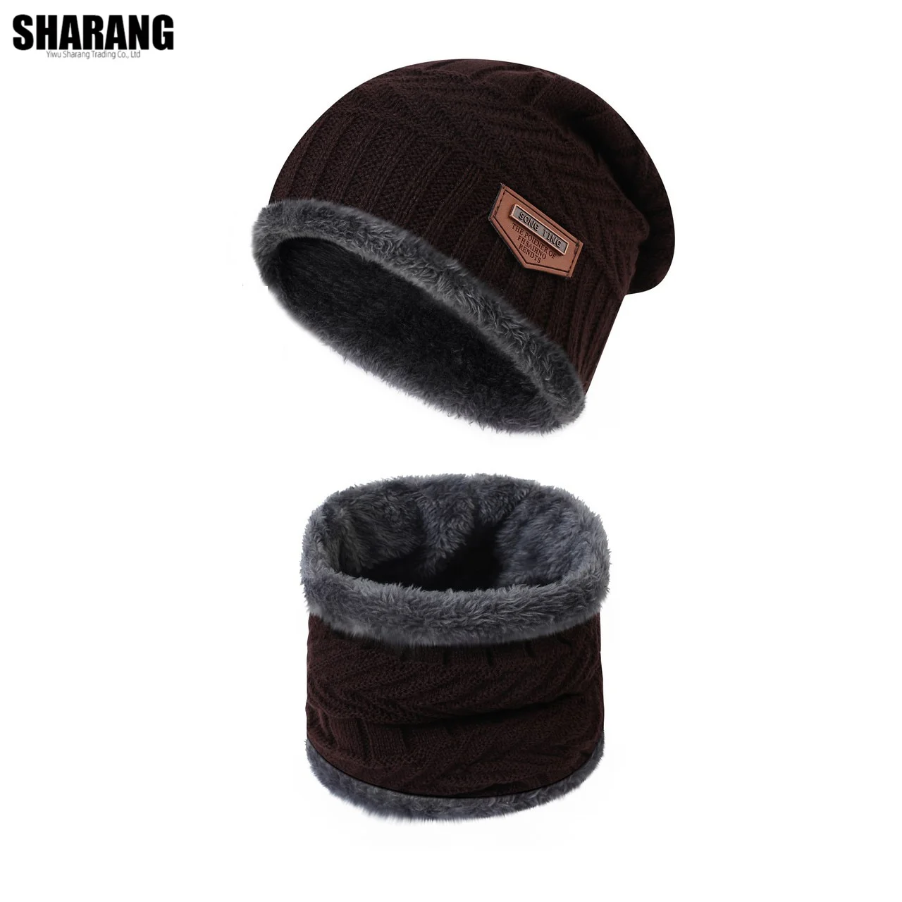 3 قطعة مجموعة الشتاء الحراري يندبروف الصوف قبعة وشاح قفازات كومبو للرياضة في الهواء الطلق المشي لمسافات طويلة ركوب الدراجات الصيد حماية الطقس البارد