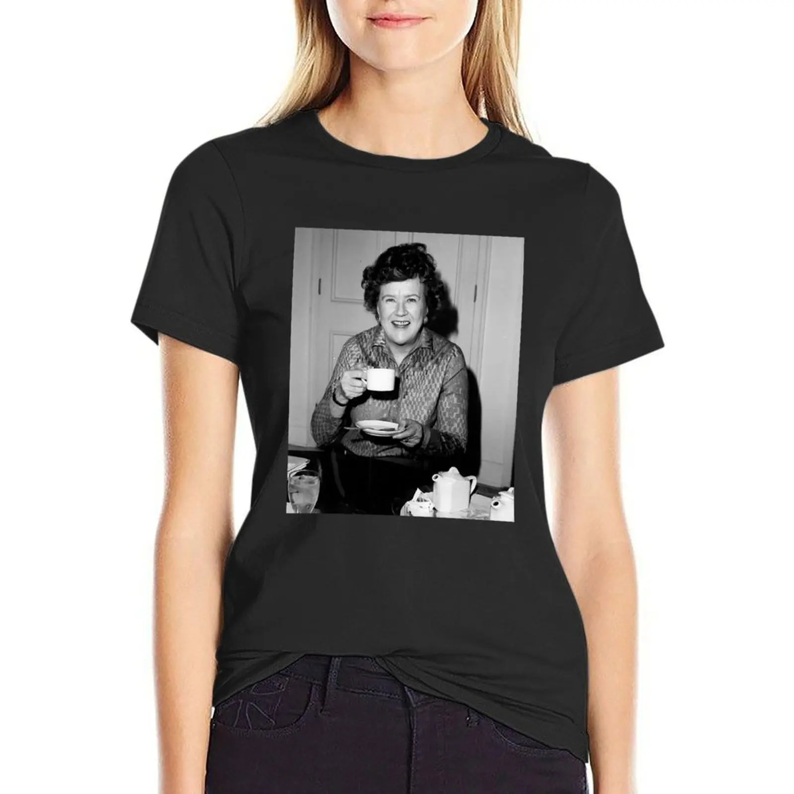 Julia Child T-Shirt heavyweights sports fans tees aesthetic clothes black t shirts for Women