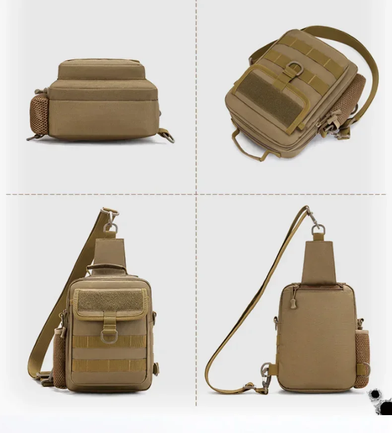 Taktische Militär-Hüfttasche, Molle Outdoor-Handtasche, wasserdichte Tasche, Camping, Reisen, Wandern, Trekking, Jagd, Umhängetaschen – Detail 13