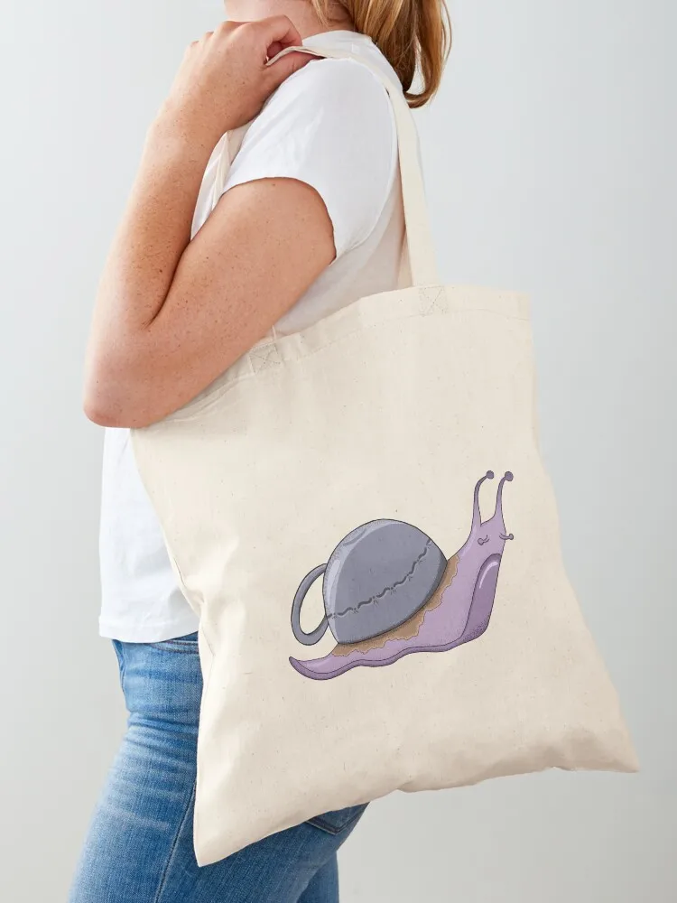 

Coffee Snail Tote Bag shopper bags for women personalized tote bag Women's shopper custom canvas bag