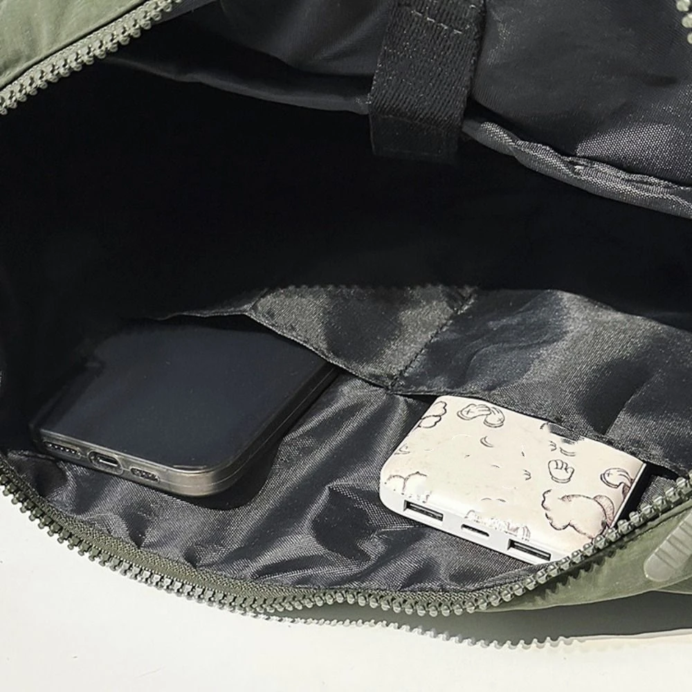 سعة كبيرة حقيبة كروس نايلون جيوب متعددة Harajuku حقيبة كتف للرجال حزمة الهاتف المحمول حقيبة كمبيوتر رياضية في الهواء الطلق