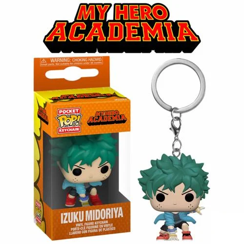 NewFunkoPOP llavero de bolsillo My Hero Academia Deku Bakugo Mirio Togata Dabi Izuku Midoriya Kyoka Jiro modelo juguetes regalo para adultos y niños