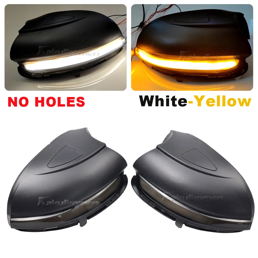 Turn signal LED dynamic side mirror flashing indicator light sequentially For VW Volkswagen Golf 6 MK6 GTI R20 2008-2014