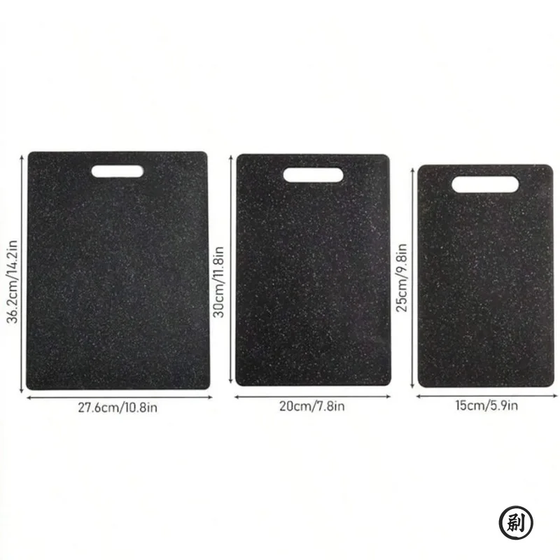 Antibacterial Marble Texture PP Cutting Board Mildew Resistant Kitchen Vegetable Board Dishwasher Safe