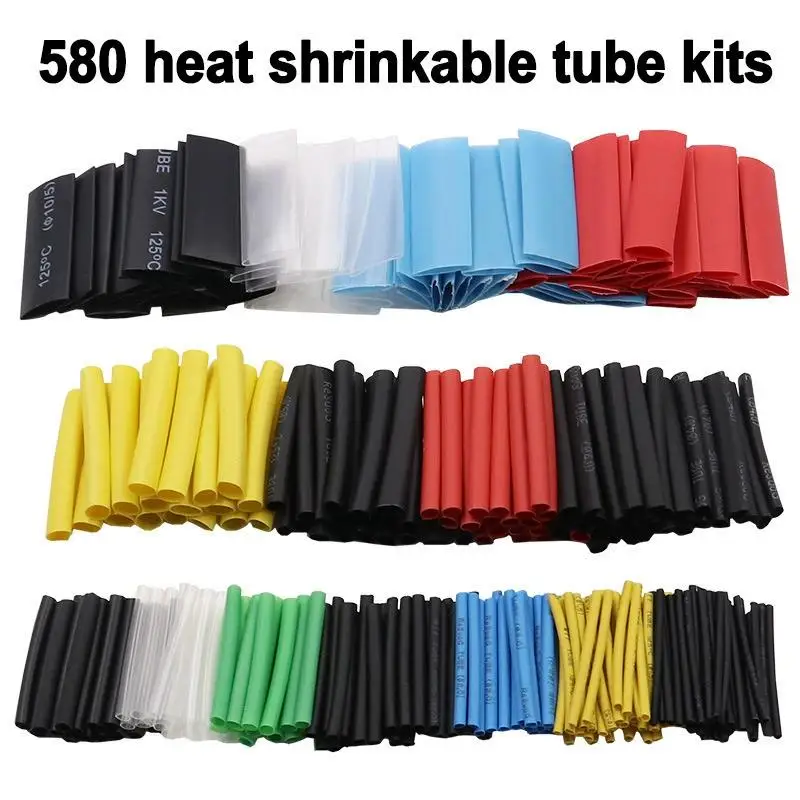 Heat Shrink Tube Kit Thermoresistant Tubing Heat Shrink Wire Wrapping Heat Shrink Tube 800-127PCS Insulating Thermal Sheath 2026