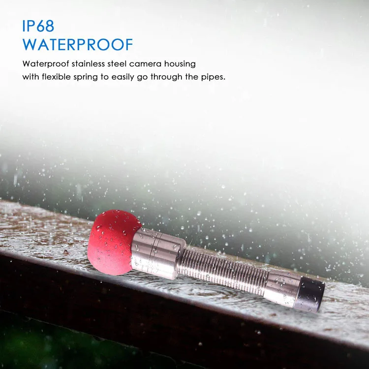 Newest Camera Head Sewer Pipe Endoscope Inspection Video Camera System  Used for Pipe Inspection
