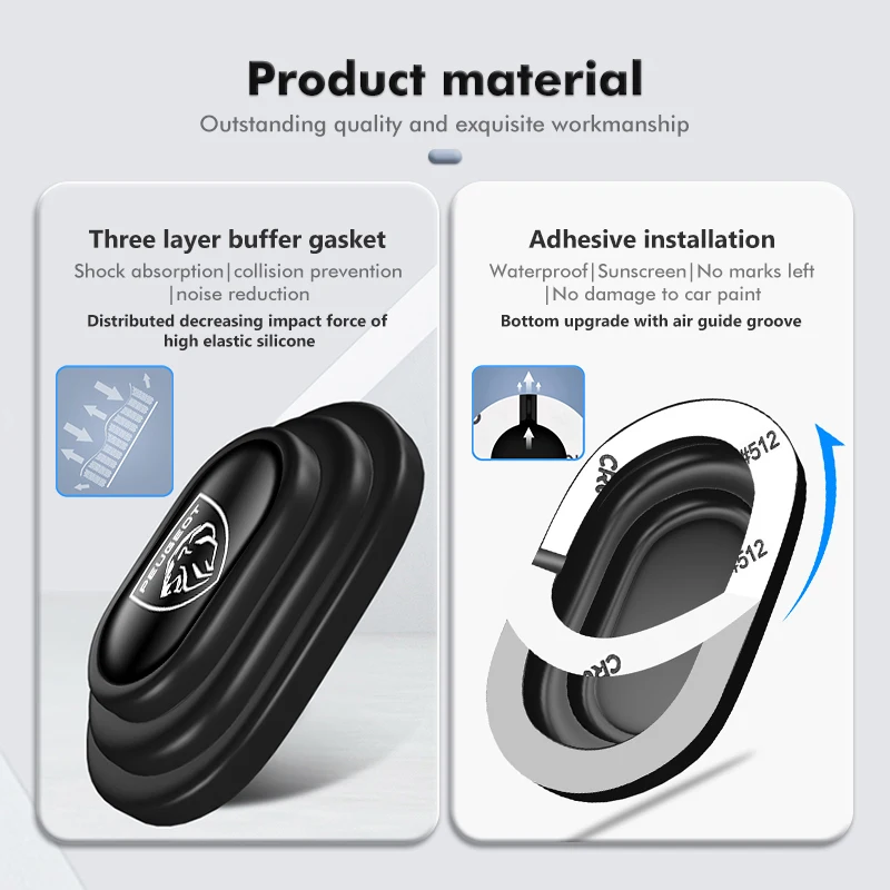 لبيجو سيارة شنت امتصاص الصدمات وسادة مكافحة الضوضاء وسادة صامتة 407 508 2008 5008 307 308 3008 206 207 208 107 106 #4