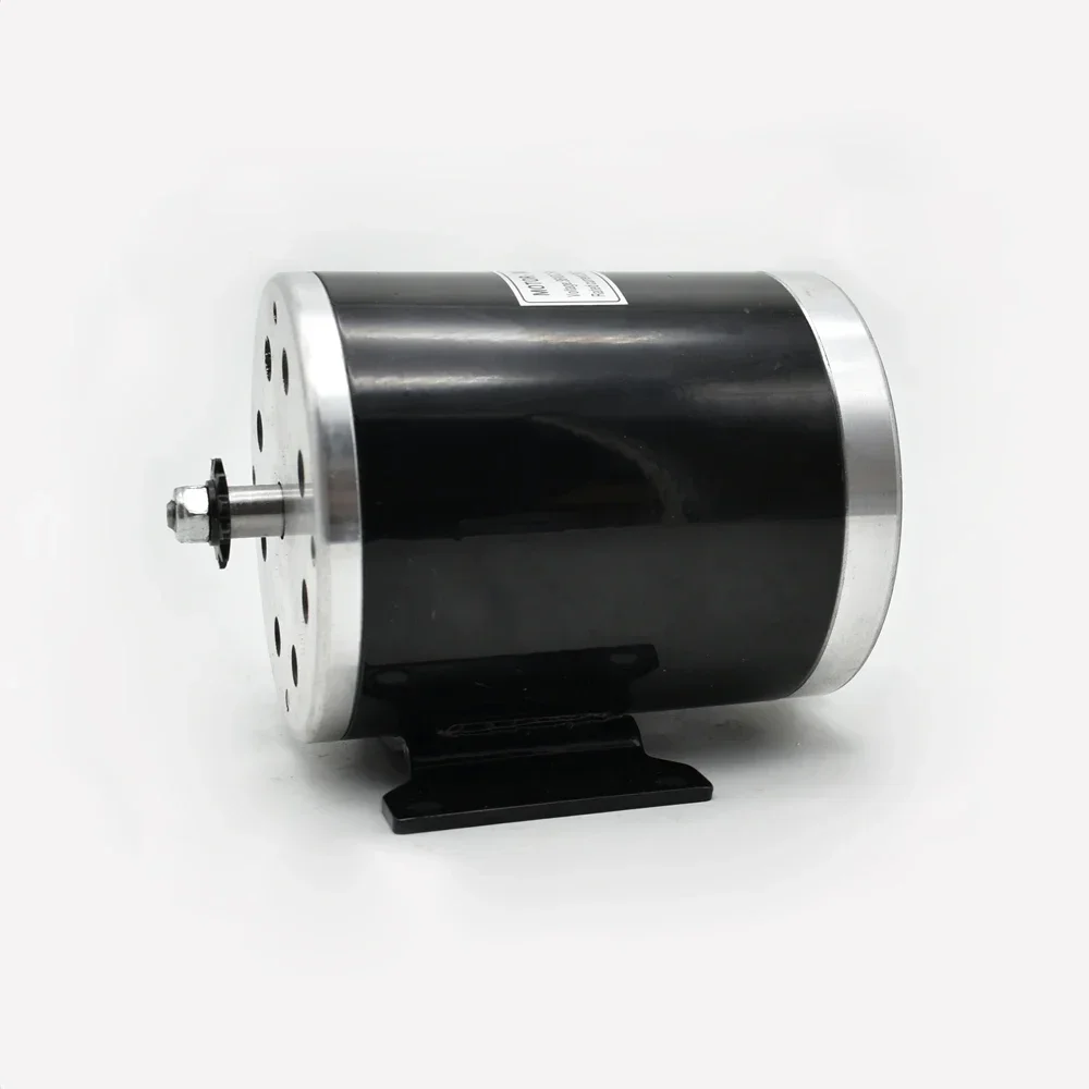 36V 48V Elektromotor mit gebürstetem Gleichstrommotor, Nenngeschwindigkeit 3000RM, gebürsteter Motor, Kettenantrieb 25H-11T – Detail 3
